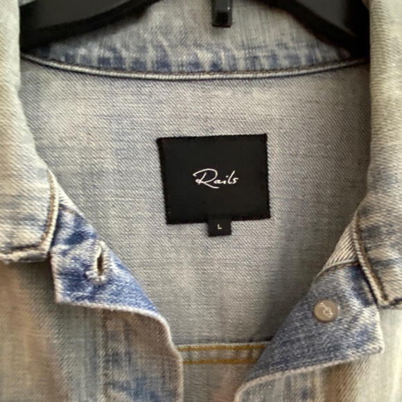 Rails distressed jean jacket - Picture 3 of 4